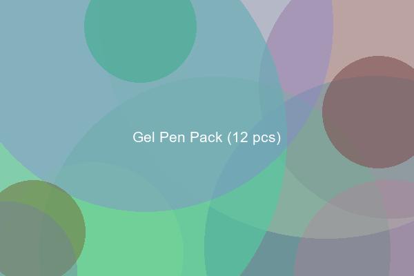 Gel Pen Pack (12 pcs)